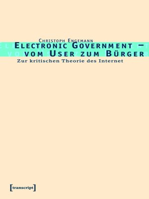 cover image of Electronic Government – vom User zum Bürger